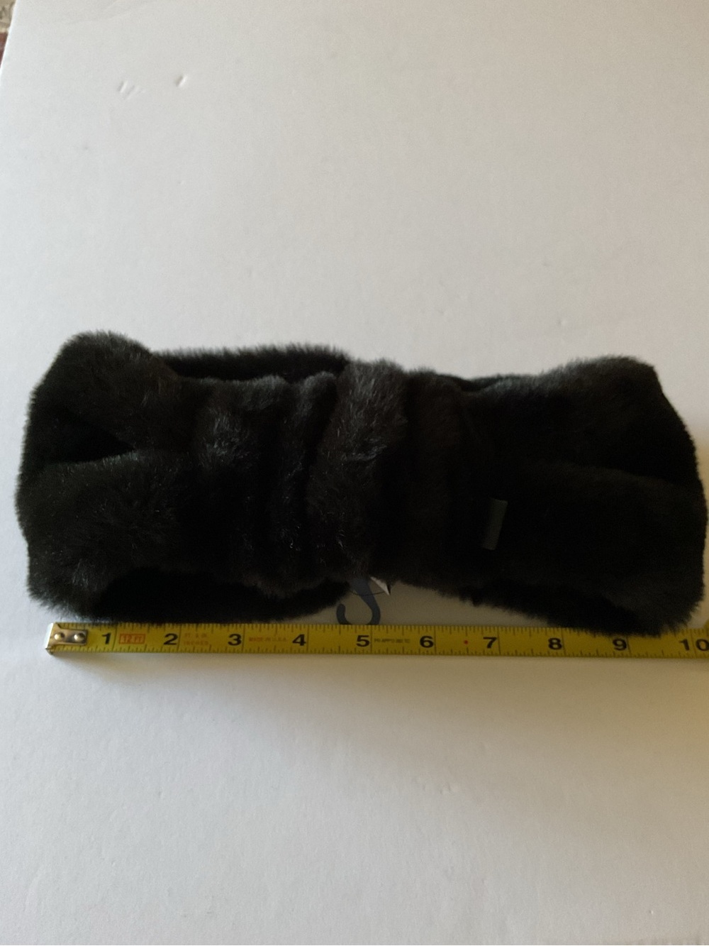 UGG FAUX FUR HEADBAND BLACK NWOT